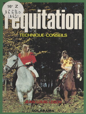 cover image of L'équitation